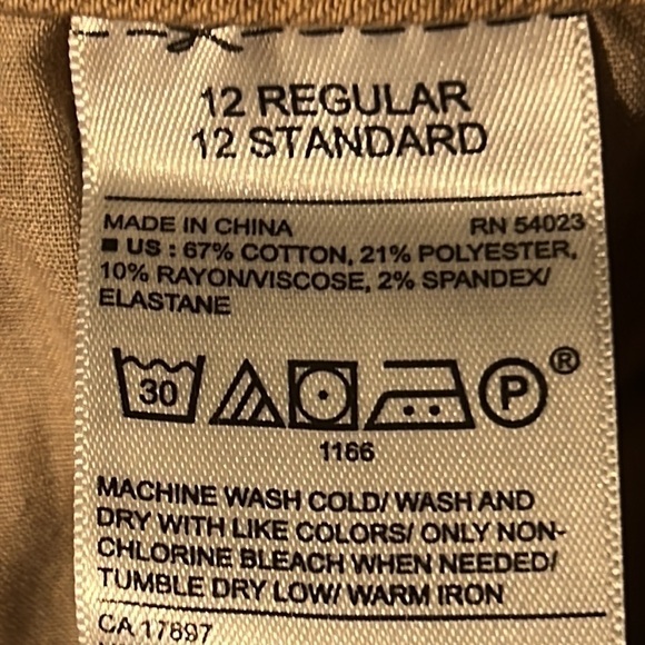 Sale Old Navy Women’s Rockstar Mid-Rise Tan Jeans Size 12 - Picture 9 of 10